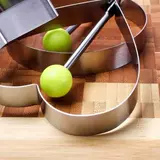 304 Жареная яйцо из нержавеющей стали жареные яичные яичные плесени модель яирного яиц, картофельный пирог, овощный пирог с длинной ручкой