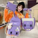 Ранец, милая сумка через плечо, вместительный и большой рюкзак, для средней школы