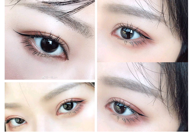 Nhật Bản KOJI 蔻 Dolly Wink 若 翼 防水 bút kẻ mắt mồ hôi keo bút gỗ trục bút chì mịn - Bút kẻ mắt kẻ mắt eyeliner
