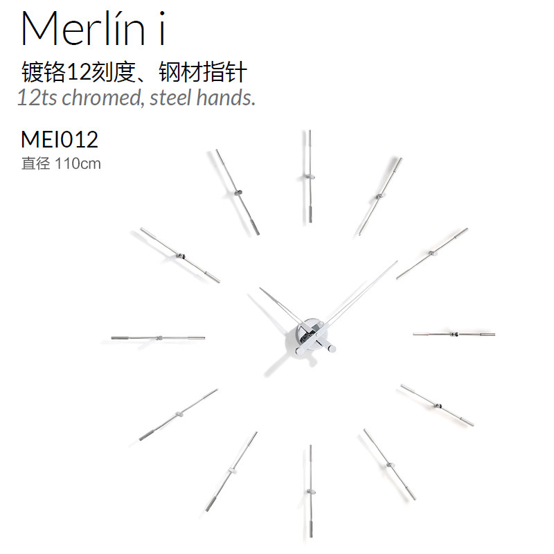 Настенные часы Nomon Merlin креативные металлические