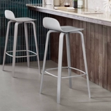 Дания Muuto Visu Bar Stool Bar Claft Modern Simple Staul Restaurant Back Back Back Bar Bar Стул