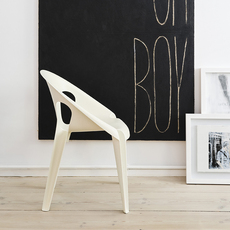 товар из китая 意大利magis bell 餐椅靠背扶手椅休闲咖啡厅椅子沙发椅户外花园