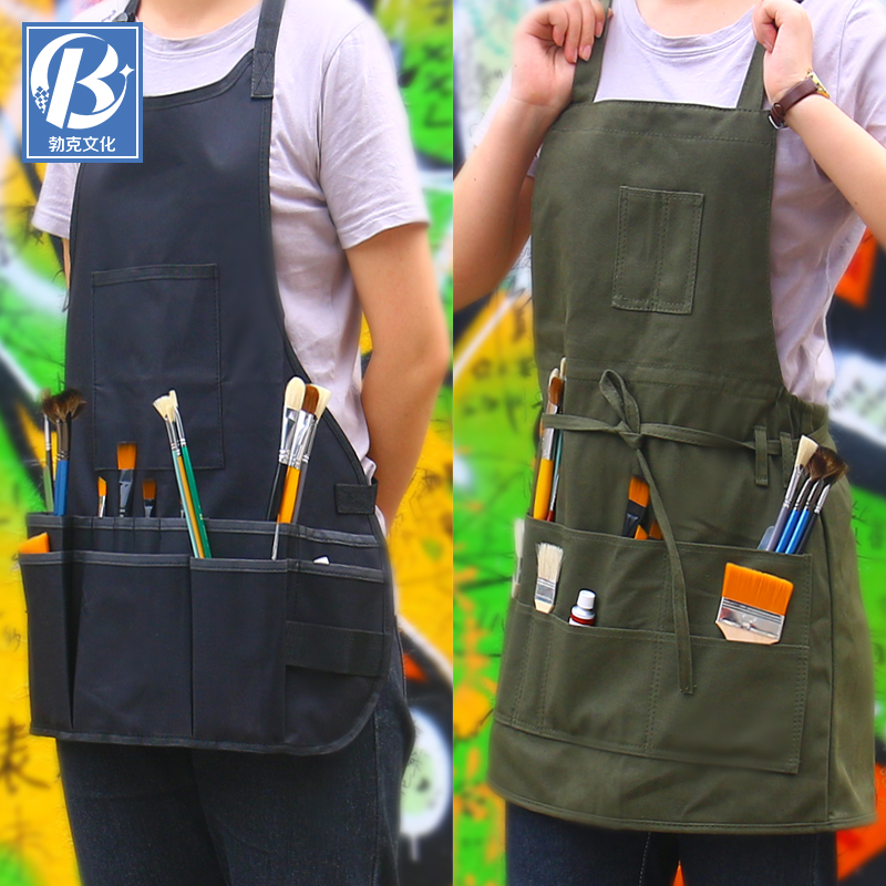 Burke Fine Arts Apron Painting Overalls Gouache Advertising Painting Watercolor Painting Acrylic Painting Paint Painting Clothes