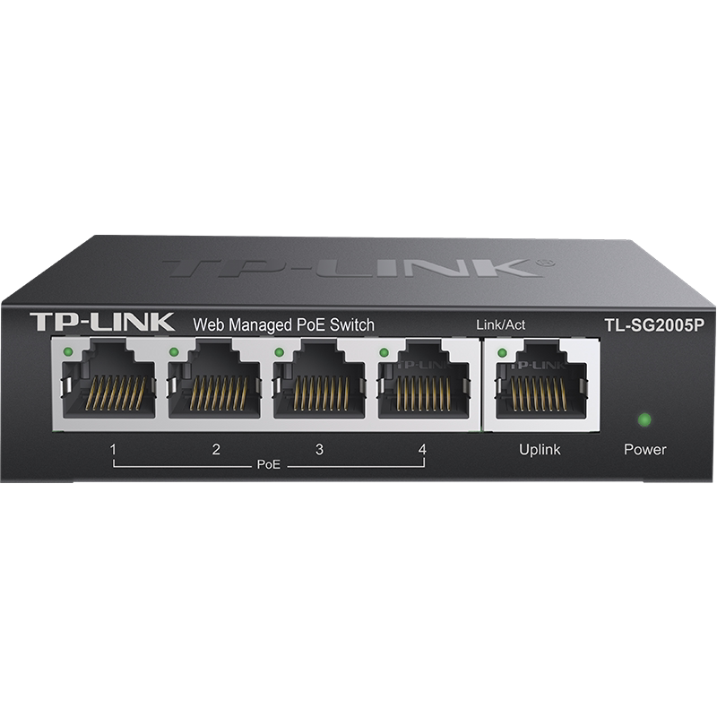 TP-LINK TL-SG2005P Full Gigabit 5 Port Web Network Management PoE Switch 1000Mbps Network Shunt Extension Cable Wireless AP Surveillance Camera