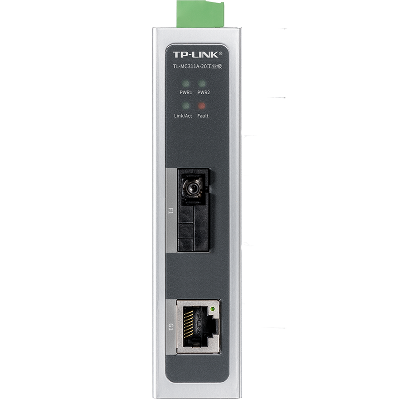 TP-LINK TL-MC311A-20 industrial grade one thousand trillion single-mode single fiber transceiver A end 1GE 1SC wall-mounted DIN rail type installation 20 km