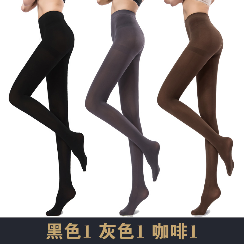 Panty hose 袿 Xuân Thu lụa thậm chí vừa dày thịt chống móc xám vớ vớ bottomstocking dưới cơ thể đen dài 祙 quần.