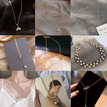  Womens necklace 2020 new fashion personality Japanese-style sweet cool girl girlfriends two-person Western style fairy neck accessories