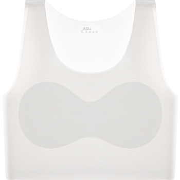 ຊຸດຊັ້ນໃນ corset pullover ສໍາລັບແມ່ຍິງ, ຜ້າໄຫມນ້ໍາກ້ອນທີ່ບໍ່ມີຮອຍຕໍ່, ບາງທີ່ສຸດ, ສະດວກສະບາຍ, ລະບາຍອາກາດ, ເຕົ້ານົມໃຫຍ່, ເສື້ອກິລາກັນກະທົບສໍາລັບນັກຮຽນປະຖົມ