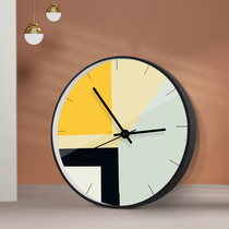 Nordic style light luxury home Bell watch ultra-quiet wall clock simple modern clock creative personality wall clock