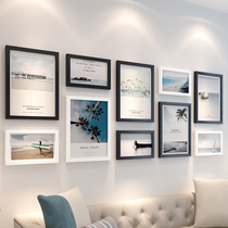 Nordic Living Room Photo Wall Decoration Free Punch Photo Wall Modern Brief Photo Frame Hanging Wall Creative Combo Photo Frame Wall
