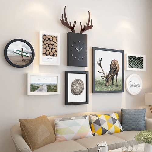 Креативный диван, настенная современная и минималистичная подвеска, скандинавский стиль