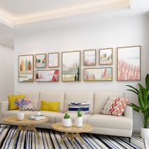 Nordic Wall Painting Living Room Decoration Painting Sofa Background Wall Restaurant Hanging Painting Atmosphere Light Luxury Modern Minimalist Wind Scape Painting