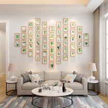 Heart-shaped photo wall decoration free of punch modern minimalist photo-frame hanging wall combined company cultural and creative photo-frame wall