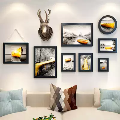 Retro industrial style room decorations deer head wall hanging dining room wall decoration cafe clothing store background wall pendant