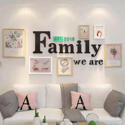 Modern minimalist creative living room dining room three-dimensional wall decorations bedroom non-perforated background Wall Wall pendant