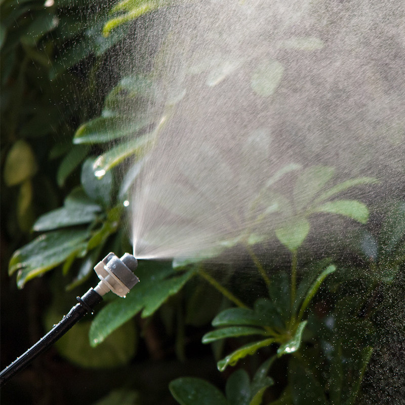 Construction site fence cooling removal greenhouse irrigation watering equipment low pressure atomizer nozzle micro spray automatic spray system 