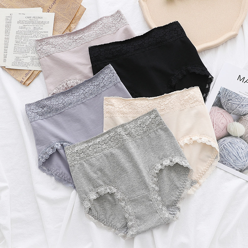 Women's high waist fat mm large size pure cotton underwear female 200 catties plus fat plus fat sister mother underwear