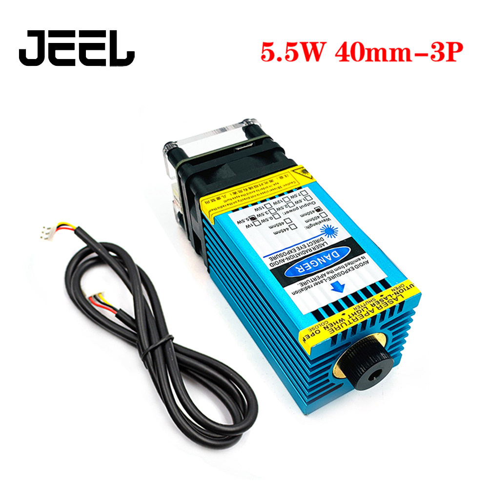 5500mw 450nm rate blue laser 5 5W laser head diy laser engraving machine accessories