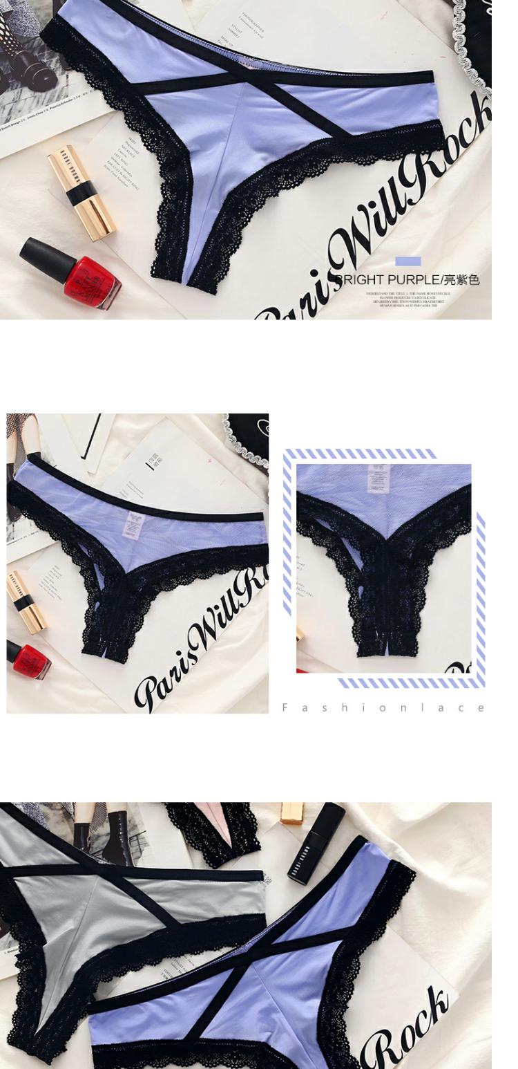 MORGOMON Thong Đồ lót Nữ Eo thấp Tóm tắt Ren Quần T Quần cotton sinh viên gợi cảm TYW901 - G-string quan lot lot khe dẹp