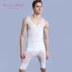 MORGOMON nam chia cơ thể phù hợp với phần mỏng không có dấu vết eo bụng vest corset đồ lót bó sát TY1025 áo dán ngực Corset hai mảnh