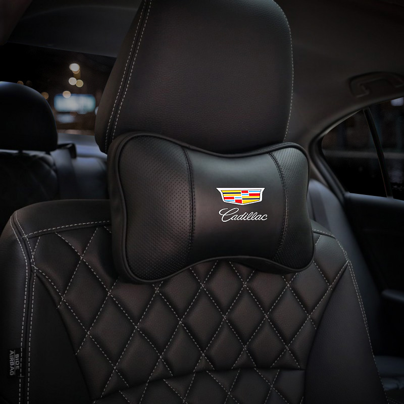 car pillow car pillow car seat memory foam headrest leather car interior neck pillow pair