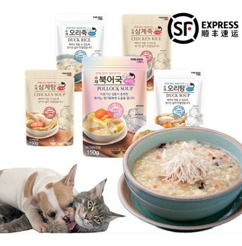 Spot Mori Friends Club Korean The Dog Chicken Soup/Cipridge Old Duck Soup/Cipridge Pett Cats и сумка для супа для собак