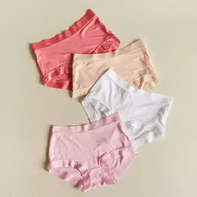 3 pieces of counter original single 95% modal cotton no trace breifs ladies medium low waist underwear 10 colors
