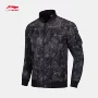 Li Ning quần áo cotton ngắn thể thao thời trang nam sê-ri áo sơ mi cổ đứng giản dị mùa đông đồ thể thao giản dị AJMN013 - Quần áo độn bông thể thao áo phao nữ trung niên