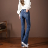 Высокие штаны-клёш, штаны, осенние ретро джинсы с кисточками, высокая талия, коллекция 2021, по фигуре