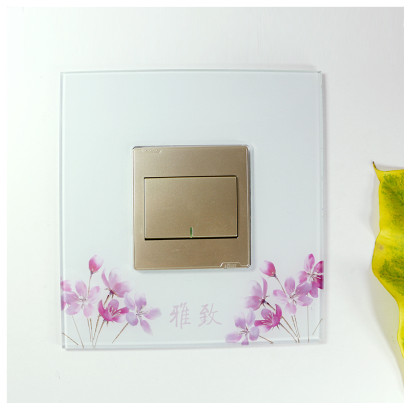 Personality creative switch set wall stickers Home children's environmental protection switch stickers Creative switch socket stickers Switch packs