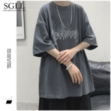 Tide, летняя футболка с коротким рукавом, трендовая летняя одежда в стиле хип-хоп, в американском стиле, свободный крой