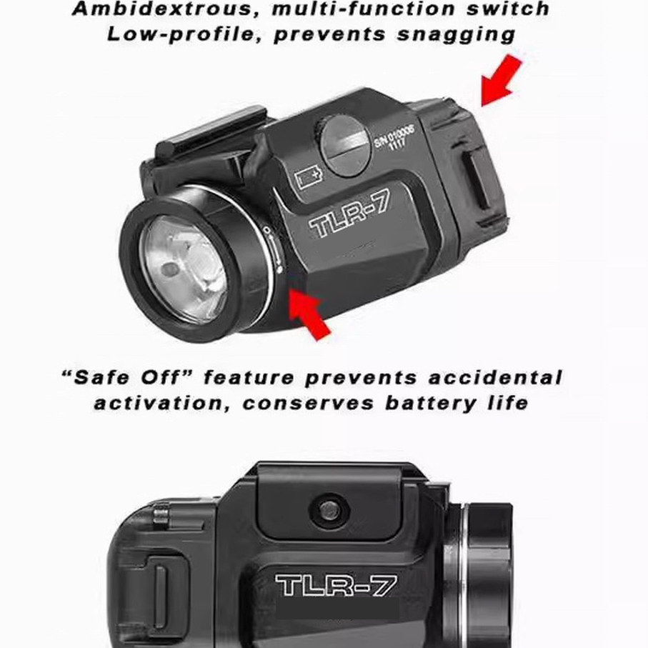 Streamlight TLR-7爆闪LED手电+Glock激光战术手电,黑夜中的光明使者?-水弹玩具-淘宝好物网