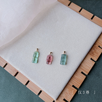 Du's custom-made only 3 natural tourmaline Sakyamuni Buddha's Grand Tathagata Guanyin Pendant Necklace Female