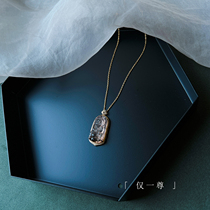 High-quality goods only have an almost full body champagne yellow tourmaline Buddha pendant 18K gold inlaid diamond necklace