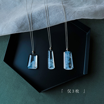 Super Rare Only 3 Super Oscillating Magnetic Field Blue Needle Crystal Actuality Pendant Necklace Gift for Men and Women