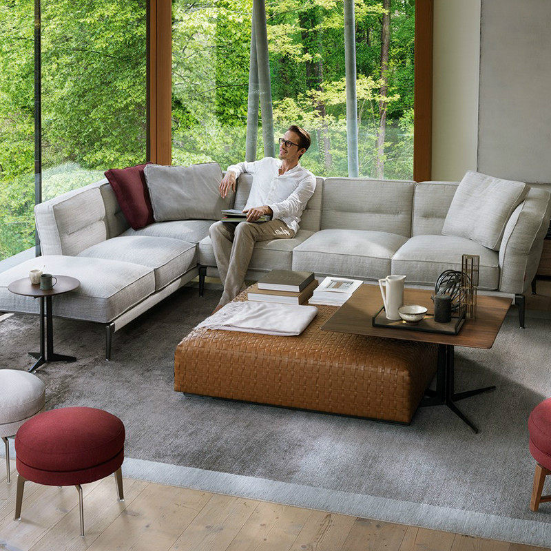 Nordic Fabric Sofa Italian style casual and cottage Light luxury modern down sofa can be removed