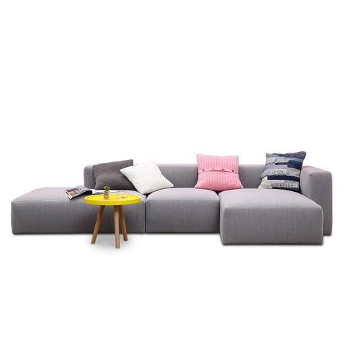 Ткань, современный минималистичный диван для гостиной, вилла для отдыха, простой и элегантный дизайн, из хлопка и льна