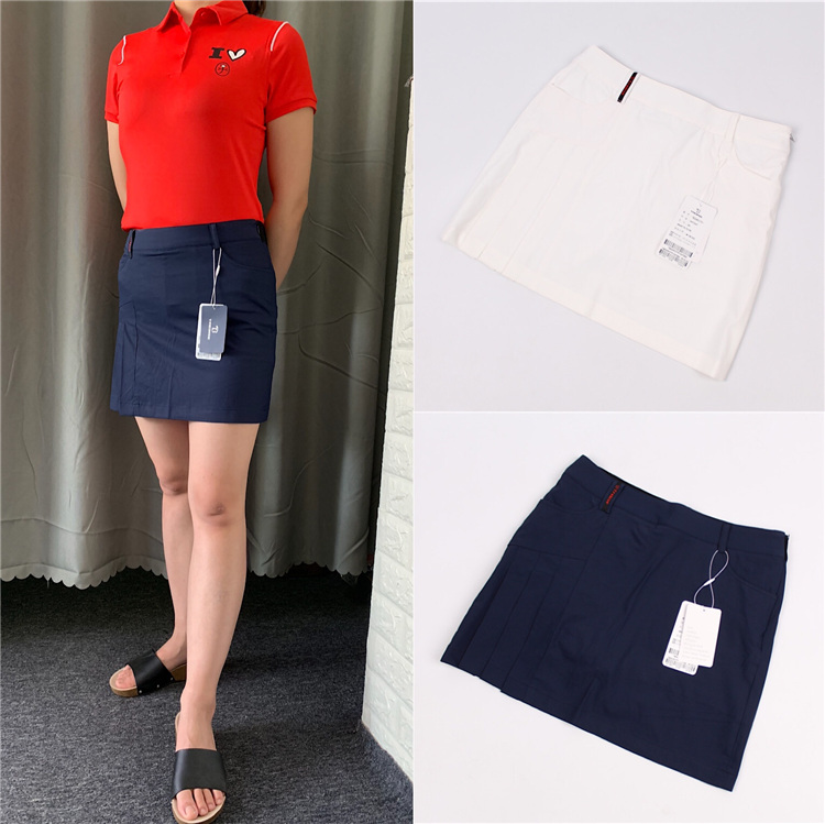 Golf clothing pants skirt ladies simple pleated summer model breathable quick-drying stretch cool fit