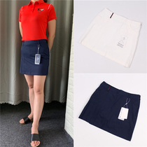 Golf clothing trouser skirt womens simple pleated summer breathable quick-drying elastic cool slim-fit