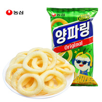 South Korea Imports Food Snacks Farmhearts Original Taste Onion Rings 84g Onion Crisp Rolls Office Puffed Casual Food