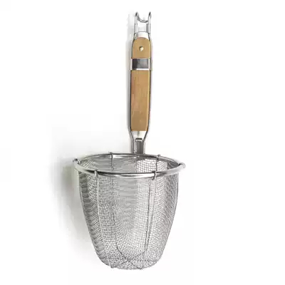 14x13cm stainless steel powder fence from spicy hot cooking powder colander filter screen screen mixing noodles Spoon hot powder colander screen leak