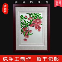  Send foreigners Guangzhou special gifts Guangfu Lingnan culture Guang embroidery Cantonese embroidery hand embroidery-Li Hong Yemao