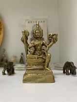 Thai Buddha amulet four-sided bronze statue of Brahma King Elevi remember to return your wish