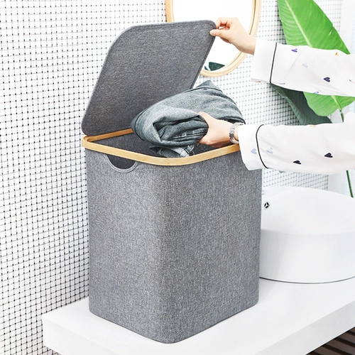 Корзина для белья, корзина для хранения для стирки, складная японская ткань для домашнего использования