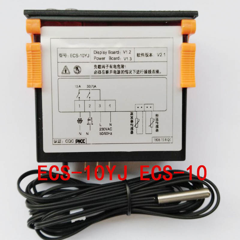 Excellent ECS - 10yj 10 cake cake temperature display cabinet temperature display cabinet control instrument