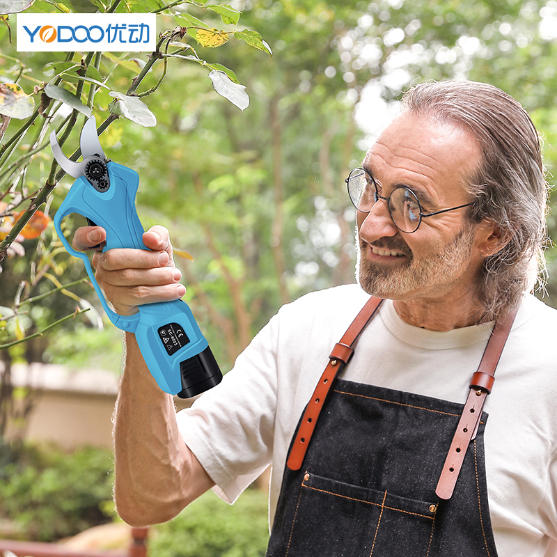 Umotion Gardening Electric Scissor with Shoulder Fruit Tree Pruner Cut Garden lithium Electric rechargeable multifunction one-piece electric cut