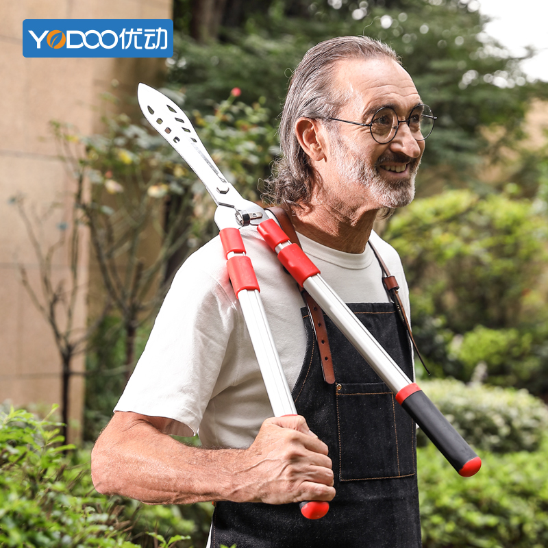 Umover Gardening Scissors Fence Cut Flowers Wood Trim Green Hedge cut telescopic big scissors Garden Lin Greening prunes Coarse Branches-Taobao
