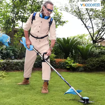 Youdong brushless electric lawn mower Carrying multi-function household lawn mower Lawn mower Garden rechargeable weeding machine