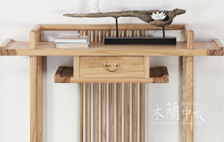 Trường hợp mới của Trung Quốc dải cũ quan tài dải Zen hiên gỗ rắn cho bàn sơn mài miễn phí phòng trà Zen đồ nội thất hiên một số - Bàn / Bàn bàn thờ gỗ
