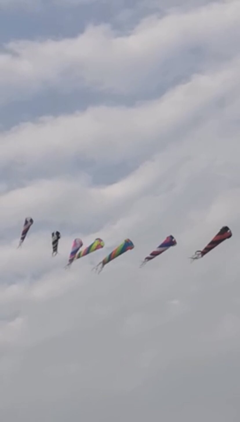 Large Software Skeleton-Free Three-dimensional Kite Adult Breeze Easy Fly-To-Cylinder Kite